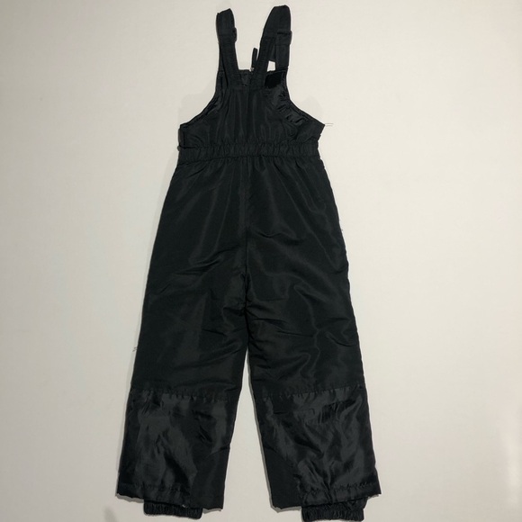 Minus Zero Kids Black Bib Overalls Snow Pants Size 5-6 - Picture 2 of 16